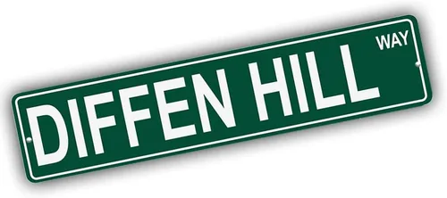 Vista 304 de Ohio Mountains Pick Your Mountain Compatible/repuesto para Acme Hill United States Mountain aluminio metal metal metal estilo letrero de calle
