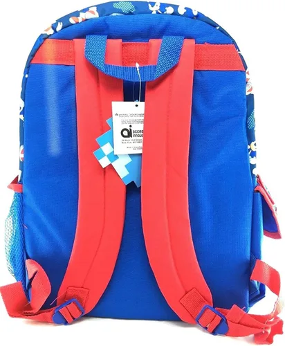 Vista 3 de Sonic Team Tail, Shadow, Knuckles - Mochila pequeña de 12 pulgadas, Rojo -, Personalizado