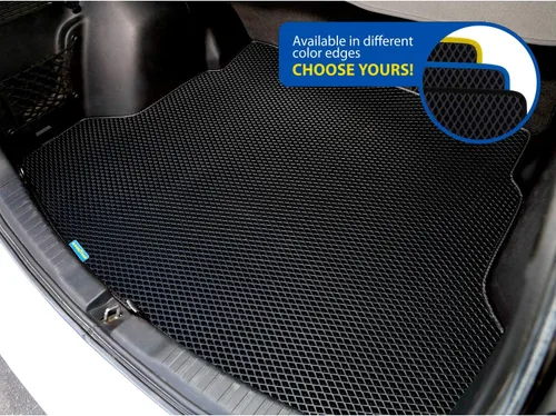 Vista 3 de Goodyear Forro de tapete de carga de ajuste personalizado para Honda CR-V 2012-2016 – Forro de maletero resistente, forma de diamante, equipaje