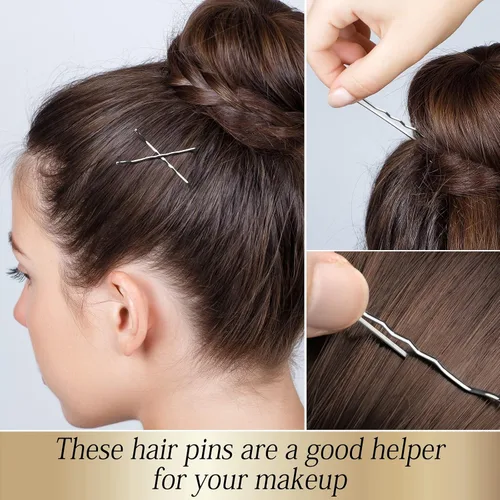 Vista 7 de KANPRINCESS Kit de 100 horquillas de 2 pulgadas para el cabello, pinzas de sujeción segura para mujeres y niñas, salón de peluquería con caja