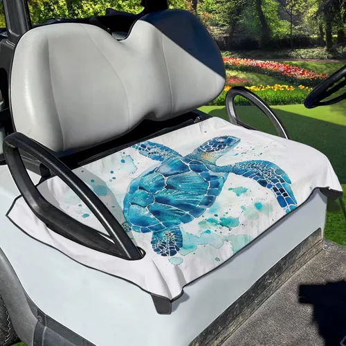 Vista 18 de Fundas universales para asiento de carrito de golf, suaves y cómodas, protección para todo tipo de clima, funda para carrito de golf para 2