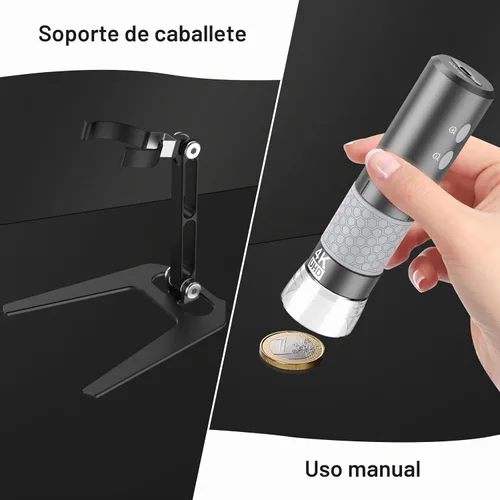 Vista 8 de Cámara de Microscopio Digital Inalámbrico Wi-Fi 4K HD Magnificador, Compatible con iPhone, iPad, Teléfonos Android y PC