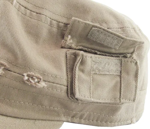 Vista 10 de Cadet Army - Gorra de estilo militar básico diario (ahora con la versión de bolsillo Stash)