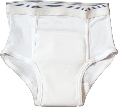 Vista 3 de Calzoncillos reutilizables para incontinencia para hombre, pequeño, 1 unidad