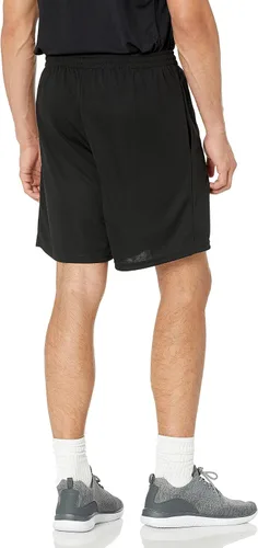 Vista 3 de Tienda Essentials - Pantalones cortos de corte suelto con tecnología de rendimiento para hombre