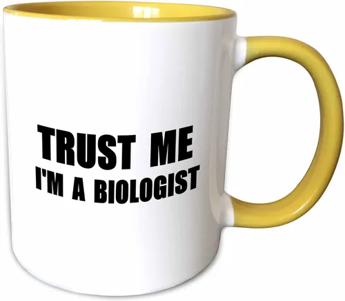 Vista 13 de 3dRose InspirationzStore Trust me series - Trust me Im a Biologist. Divertida biología humor divertido trabajo de ciencia regalo – tazas, Blanco