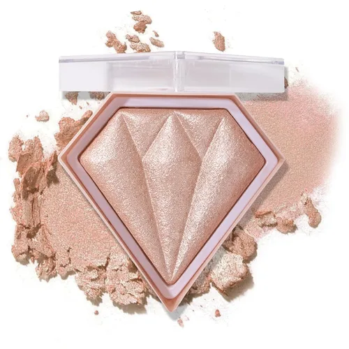 Vista 12 de Paleta de maquillaje con resaltador facial blanco, polvo de contorno brillante, impermeable, de larga duración, ilumina la tez facial, iluminador