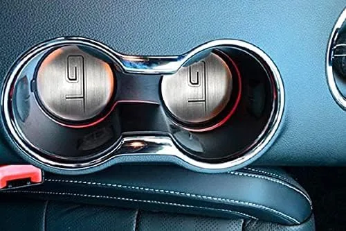 Vista 3 de American Car Craft 271069: 2015-2020 Ford Mustang Gt, Acentos de portavasos estilo Gt