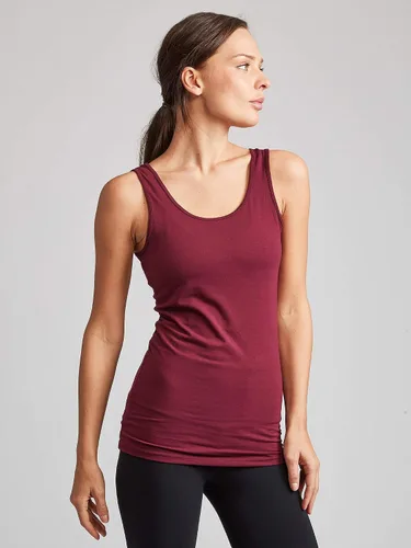Vista 4 de Kalon Paquete de 4 camisetas sin mangas con cuello redondo para mujer
