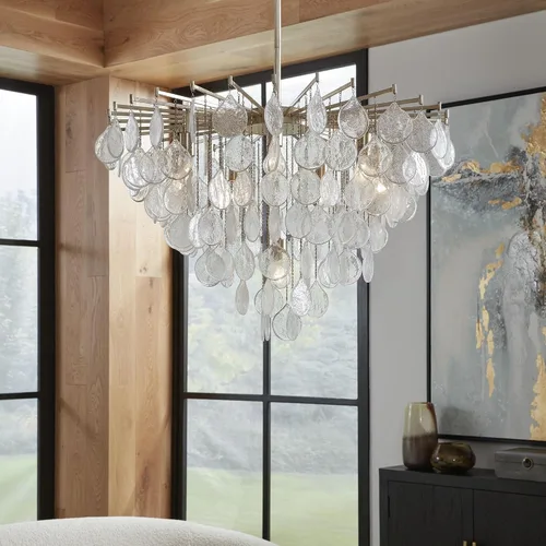 Vista 2 de Uttermost Goccia - Colgante de cristal con forma de lágrima de 6 luces