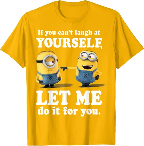Vista 57 de Camiseta gráfica de Minions de Mi villano favorito: Ríete de ti mismo Negro