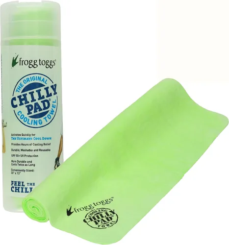 Vista 4 de FROGG TOGGS Chilly Pad, toalla de enfriamiento instantáneo, duradera, reutilizable, toalla de cuello para deportes y al aire libre 33x13
