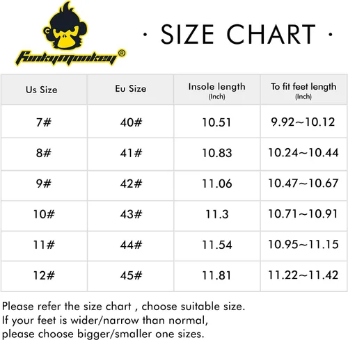 Vista 7 de FUNKYMONKEY Sandalias de espuma viscoelástica para hombres, sandalias de meter con correa gráfica y ajustables para exteriores