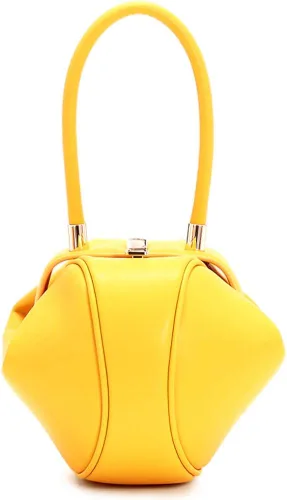 Vista 5 de Mn&Sue Bolso de mano de cuero genuino con asa superior para mujer, bolso de noche, fiesta, graduación, boda