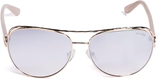 Vista 3 de GUESS Factory - Gafas de sol para mujer con logo aviador