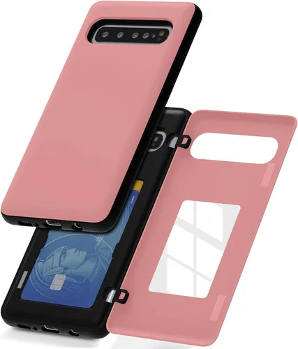 Vista 139 de GOOSPERY Funda tipo cartera para Samsung Galaxy S22 Ultra, [tarjetero] parachoques magnético de puerta con cierre automático, cubierta protectora