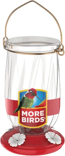Vista 3 de Classic Brands LLC Tulip - Comedero para colibríes, rojo, 22 onzas, (CLASSIC407)