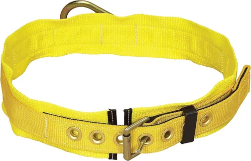 Vista 2 de 3M DBI-SALA 1000002 Cinturón con hebilla de lengua, anillo en D trasero, almohadilla de cadera de 3 pulgadas, pequeño, amarillo