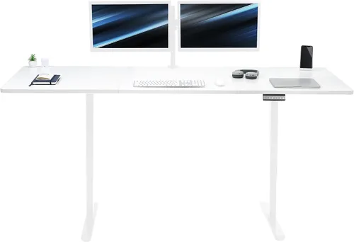 Vista 67 de VIVO DESK-KIT-E2B1B - Escritorio eléctrico de pie con motor doble, ajuste de altura de memoria, serie E2B, marco negro superior negro, DESK-KIT-E2B1B