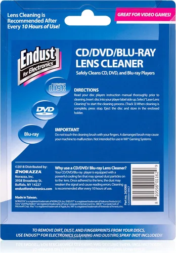 Vista 2 de Endust para Electrónica; Limpiador de Lentes de CD/DVD/Blu-Ray; (262000)