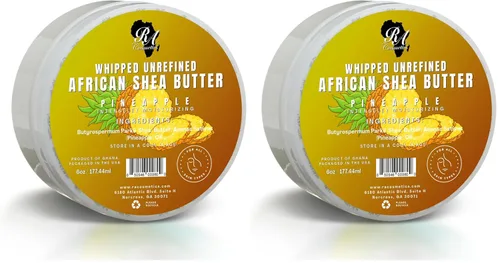 Vista 16 de RA COSMETICS Manteca de karité batida, pepino-melón, 6 onzas, manteca de karité africana 100% pura y natural para hombres y mujeres, hidratante