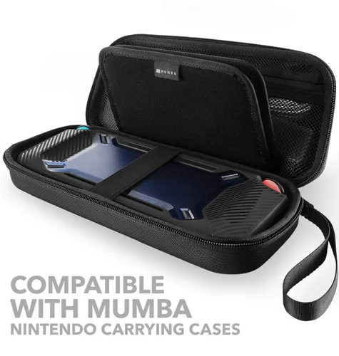 Vista 7 de Mumba estuche para Nintendo Switch Resistente Delgado engomado para Nintendo Switch 2017 Azul