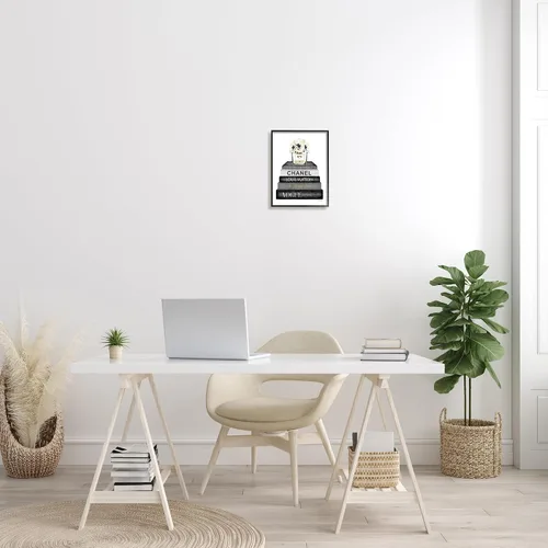 Vista 3 de Stupell Industries Librería de diseño de moda monocromática, arte giclée Stupell Industries · Por Amanda Greenwood · Listo para colgar · Acento chic