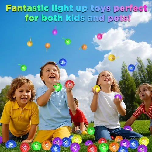 Vista 4 de 120 bolas de luz, bolas inflables para niños, recuerdos de fiesta 120Multi