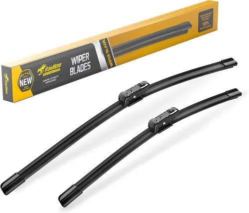 Vista 80 de Raidbee® Limpiaparabrisas de repuesto de 13 + 13 pulgadas para Jeep Wrangler 1999-2006 para todas las estaciones, calidad de equipo original