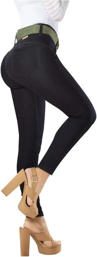 Vista 4 de LT.ROSE - Pantalones colombianos con levantamiento de glúteos, levanta cola