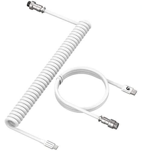 Vista 16 de LexonElec Cable de teclado para juegos, cable de teclado mecánico de conexión estable de doble manga USB tipo C, 6.6 ft (0.66 pies) con volante