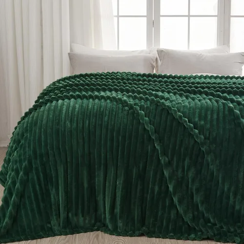 Vista 53 de NEWCOSPLAY Manta de Tiro Súper Suave Aqua Franela Sedosa Premium Forro Polar Jacquard Acanalado 3D Ligero Manta de Cama Uso en Todas las Estaciones