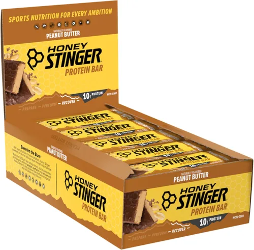 Vista 5 de Barra proteínica Miel Stinger Peanut Butta 1,5 onzas (paquete de 15).