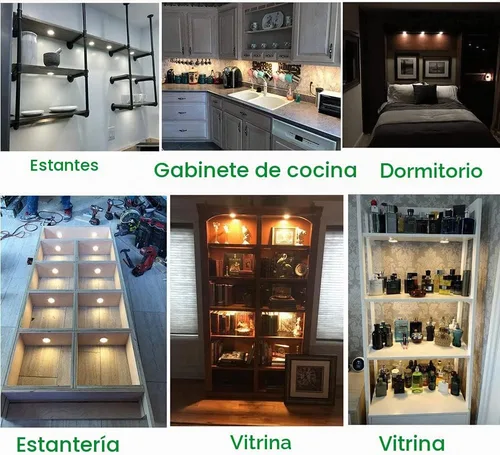 Vista 6 de Paquete de 2 luces LED para campana extractora de cocina de 12 V para 2.165 in/2.0 pulgadas (blanco cálido 3000 K)