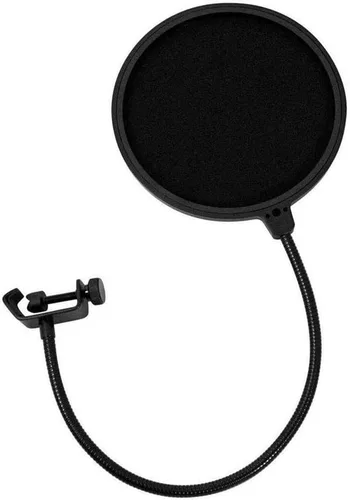 Vista 7 de Mackie Paquete de micrófono de condensador USB EM-91CU con soporte de brazo de tijera y filtro pop