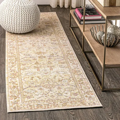 Vista 14 de JONATHAN Y Alba Modern Faded Peshawar - Alfombra para interiores, 3 x 5 pies, de transición, tradicional, fácil de limpiar para sala de estar