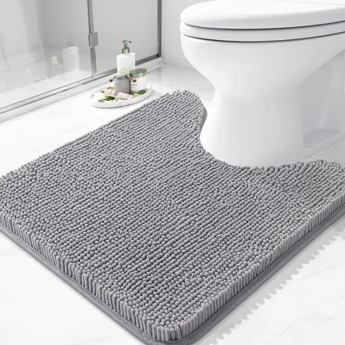 Vista 94 de Arotive Alfombras de baño de felpilla extrasuaves y absorbentes, de 24 x 16 pulgadas, lavables a máquina, parte trasera de goma antideslizante