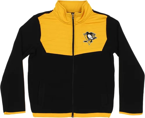 Vista 3 de Outerstuff NHL - Chaqueta de forro polar con cremallera completa para niño (4-18)