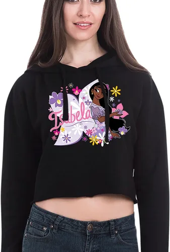 Vista 3 de Disney - Encanto - Isabela - Juniors Cropped Pullover Hoodie