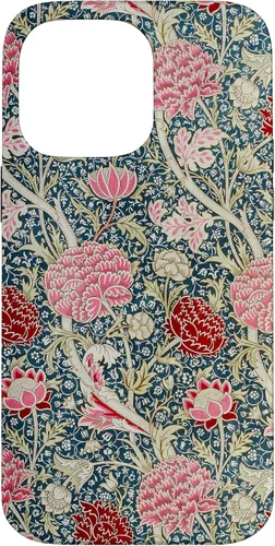 Vista 21 de iPhone 16 Cray - William Morris Art Nouveau Pattern Case