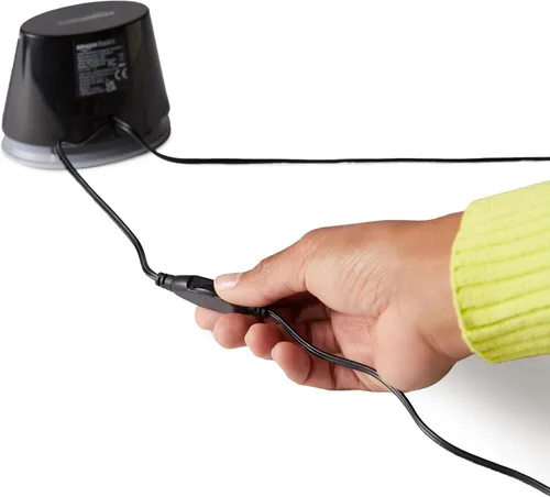 Vista 3 de Amazon Basics - Altavoces estéreo 2.0 para PC o laptop, entrada auxiliar de 3.5mm, alimentados por USB, 1 par, negro
