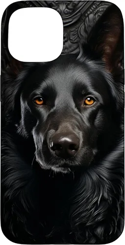 Vista 6 de Black German Shepherd Funda para iPhone 17