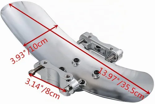 Vista 2 de Protector de guardabarros delantero para Harley Street XG750 XG500 2015-2020 cromado