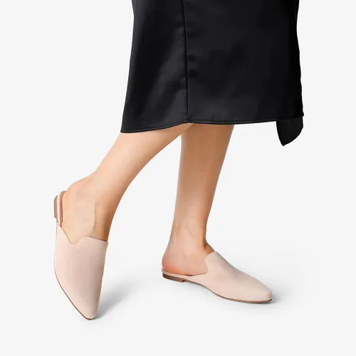 Vista 6 de DREAM PAIRS Mocasines planos sin espalda con punta puntiaguda para mujer
