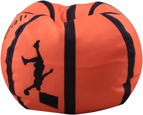 Vista 12 de LMYOVE Funda para silla puf de almacenamiento de animales de peluche para niños, juguetes de peluche organizados para niñas y niños