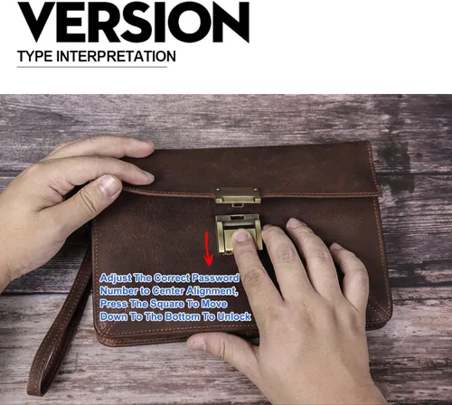 Vista 6 de Funda de piel de grano superior para hombre y mujer, múltiples bolsillos/ranuras, RFID de gran capacidad para tarjetas, cheques, dinero, pasaporte