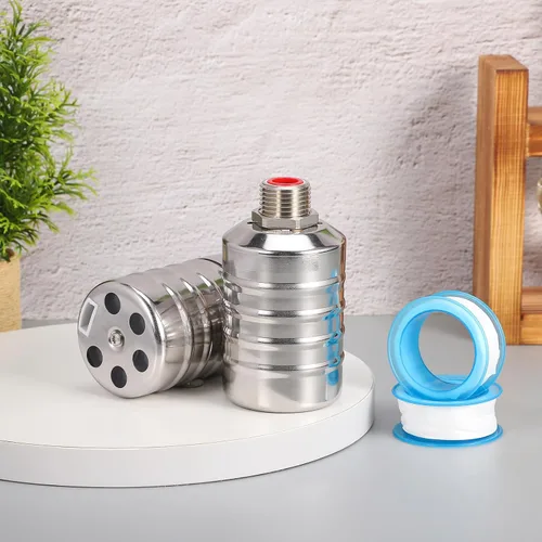 Vista 8 de 2pcs Stainless Steel Water Tower Float Valve 1/2" Threaded Automatic Water Level Control Valve for Fountain and Tank