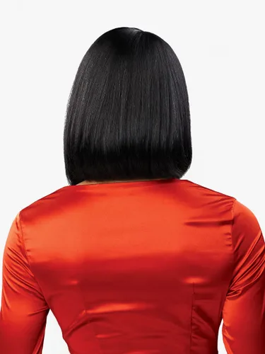 Vista 4 de Sensationnel 100% cabello humano virgen 15A 13x4 HD encaje peluca - BOB 10 (negro natural)