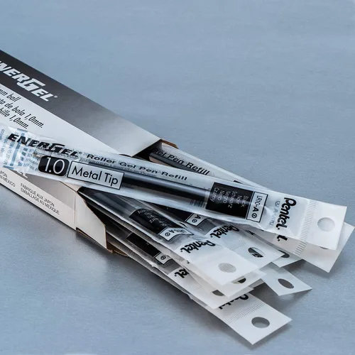 Vista 6 de Pentel - Tinta de repuesto para bolígrafo de gel líquido EnerGel Negro