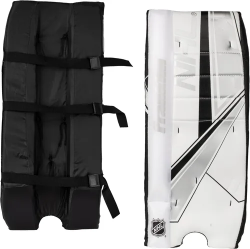 Vista 8 de Franklin Sports NHL Kids - Juego de almohadillas de portero de hockey callejero para niños, equipo de entrenamiento de hockey para niños, incluye